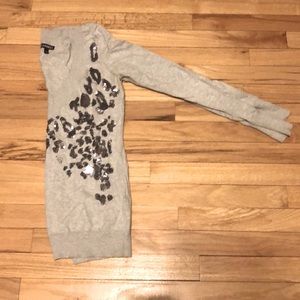 Express- Leopard sequin sweater